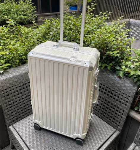 出口日本漫游铝框行李箱24超静音万向轮旅行箱28拉杆箱登机箱...