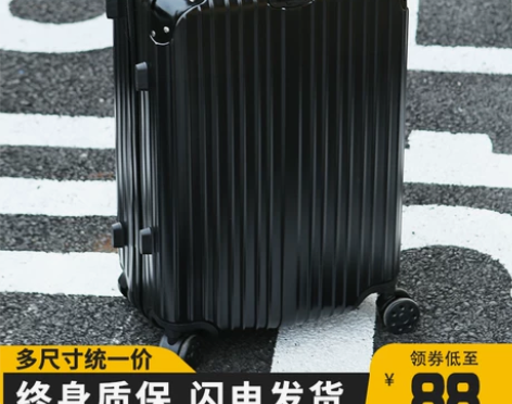 拉杆箱24旅行密码皮箱子万向轮20寸小型男...