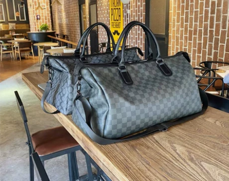 男商务登机包旅行包手提短途出差行李袋大容量...