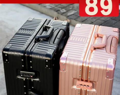 拉杆箱万向轮旅行箱行李箱女小结实耐用20寸...