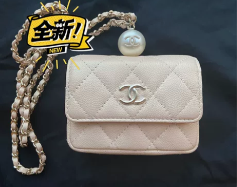 Chanel2021春夏新款 米色卡包小小...