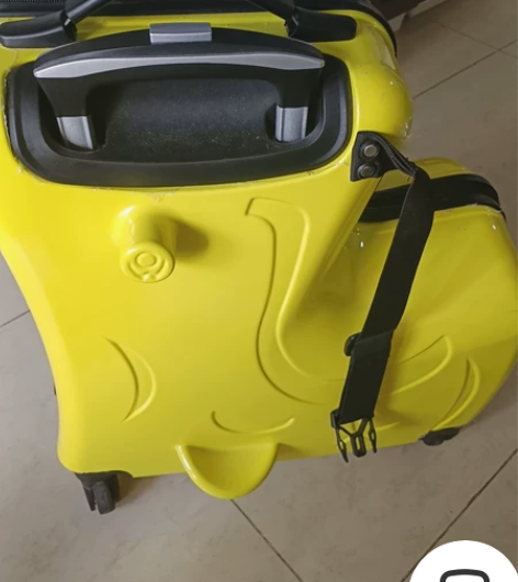 儿童可坐拉杆箱，孩子两岁买的，用过一次9....