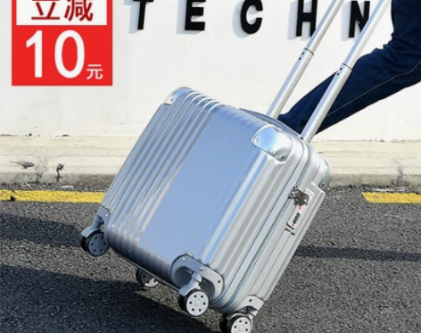 迷你行李箱女小型18登机箱万向轮学生轻便拉...
