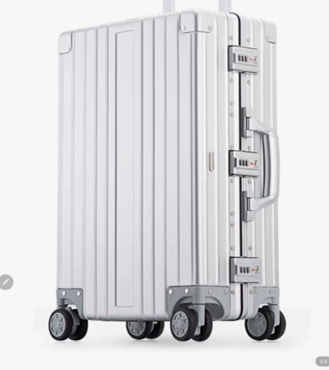 爱华仕，铝镁合金，拉杆箱金属硬箱子 24寸...