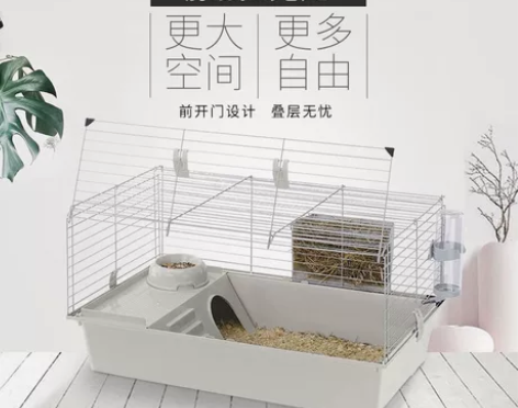 Ferplast飞宝兔笼子专用特大号别墅豚...
