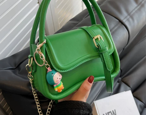高级质感女士包包2022新款潮夏季小众链条...