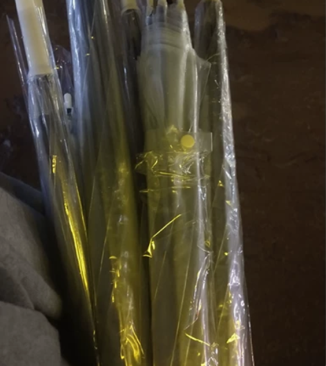 【2把15元包邮】创意透明雨伞， 8骨雨伞...