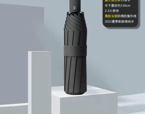 甩卖全新 雨伞折叠全自动12骨大号情侣双人...