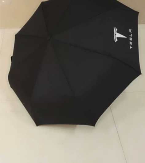 Tesla特斯拉全新自动折叠晴雨伞 加长舒...
