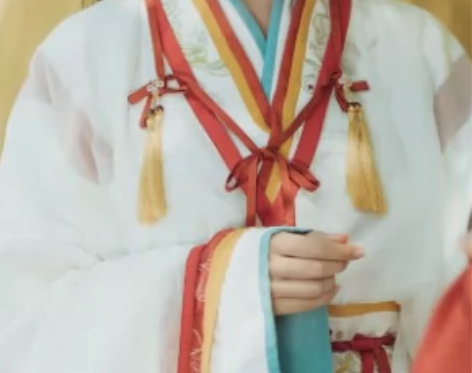 汉风吟妙上晋制襦裙交窬裙印花刺绣男女情侣款...
