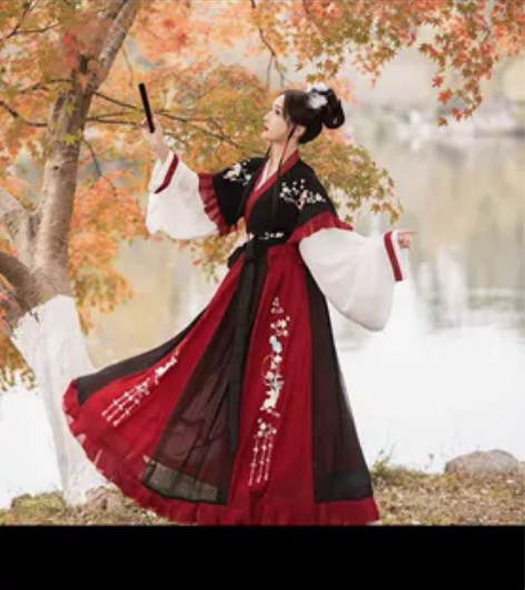 醉雨朵家的，晋制齐腰交领全套破裙仙 买回来...