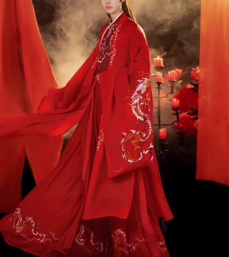 【如梦霓裳】九九新,相思扣婚服男款 婚礼仪...