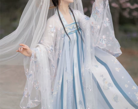 茗月萱汉服【花不误】xs码（全新仅试穿） ...