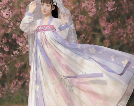 全新【樱洛】齐胸襦裙套装汉服女刺绣正品春夏...
