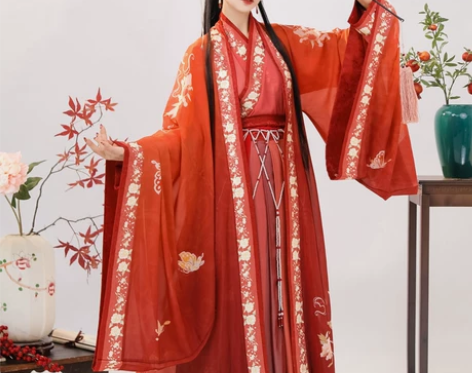 【礼遇价】蝉佩凤蝶汉服女原创正品中国风对穿...