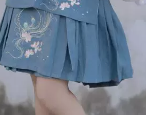 九笙原创凤翎改良汉服女比甲马面裙半臂汉元素...