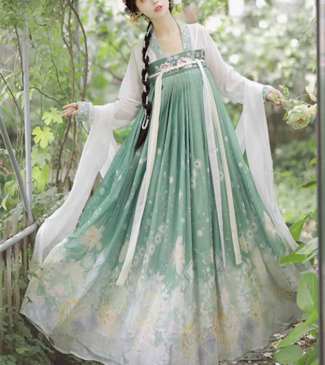 御篇原创汉服女【漓悦】唐制齐胸襦裙中国风春...