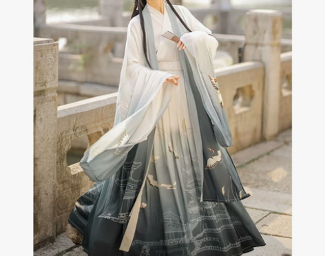 滕王阁汉服女正品原创中国风晋制齐腰襦裙夏款...