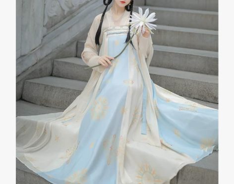 恋霜令月汉服女正品原创唐制齐胸襦裙中国风夏...