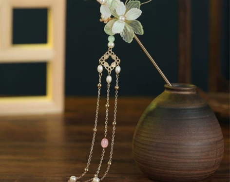 【清仓大甩卖】汉服头饰流苏步摇发簪插梳全套...