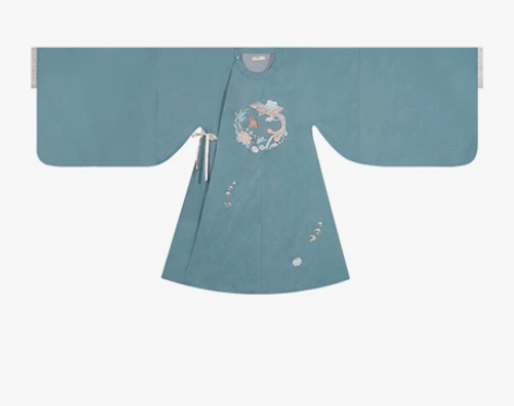 ?池夏 花与酒:凤隐 明制圆领长袄 原创改...