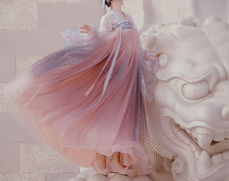 花神赋汉服苍海赋中国风夏季仙气樱花飘逸古风...