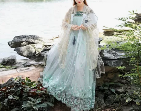 旭炎(服饰)汉服女超仙气夏季雀灵花怜古装清...