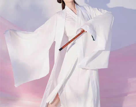 白色汉服女古装中国风仙女超仙正品原创全套仙...