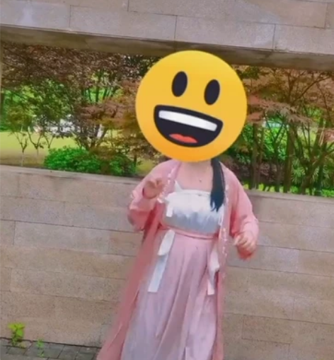 m粉色三件套褙子+宋抹+一片式下裙3米摆 ...