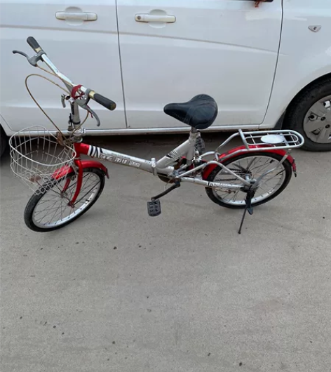 原装正品菲利普折叠自行车，20寸，好骑没毛...