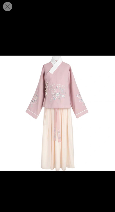 徐娇织羽集[南浦月]上衣半裙两件套汉服元素...