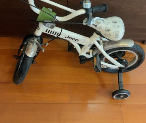 Jeep儿童自行车 12寸，有辅助轮（可拆...