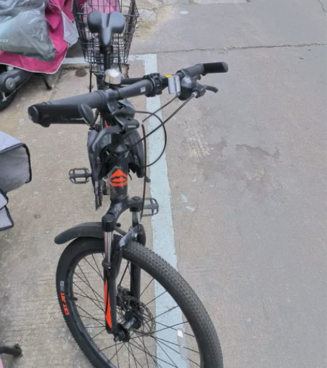 美利达自行车,勇士300ds,我自己加装了...