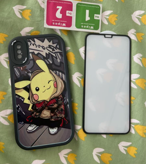 全新苹果x手机壳+高质量钢化膜 感兴趣的话...