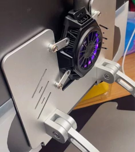 黑鲨散热器PRO，闲的没事把伸缩夹角拆了，...