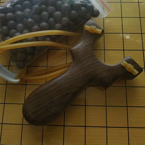 木制弹弓玩具檀木户外用品 感兴趣的话点“我...