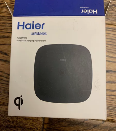 海尔无线充电宝 打开试用一次闲置了 正品海...