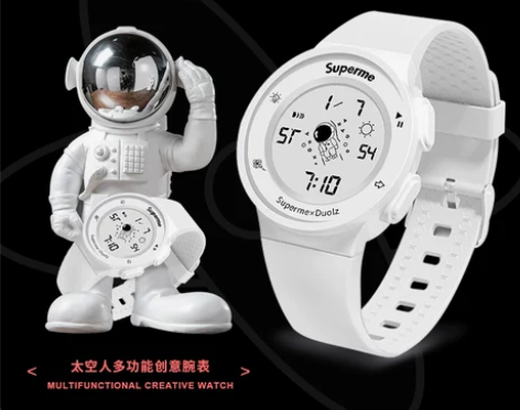 太空人手表女初高中学生潮流青少年初中男运动...