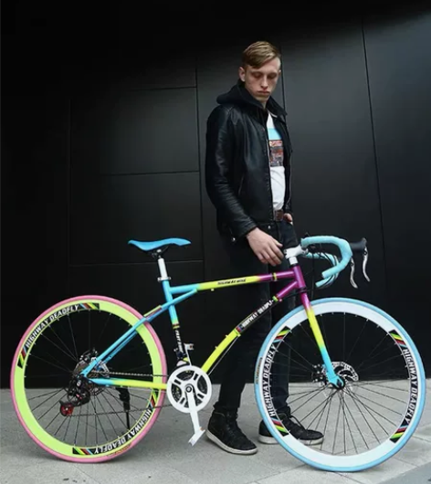 公路自行车赛车变速活飞弯把死飞超快竞速破风...