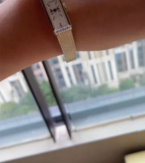 Vintage浪琴钻石古董表， 10k g...