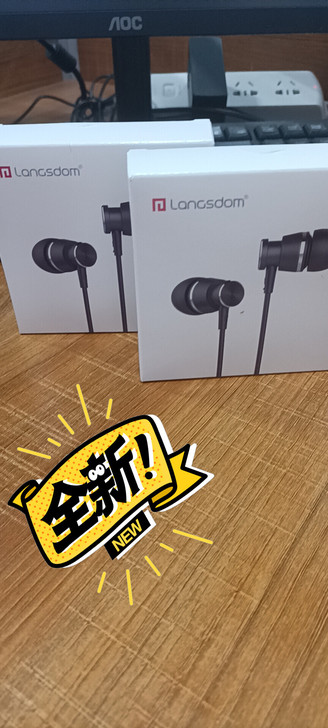 全新 兰士顿 M305入耳式有线耳机 黑色
