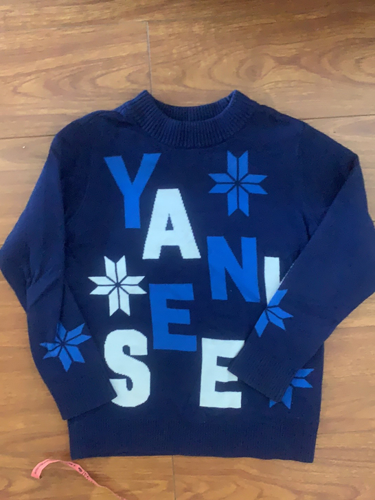 特步儿童针织衫 120码 专柜购买 衣服有...