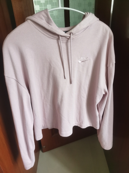 耐克NIKE女子连帽阔袖运动休闲针织卫衣，...