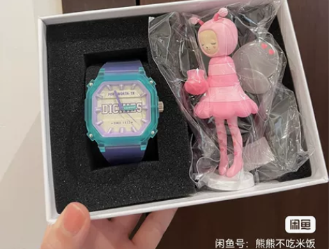 Dickies学生手表女小栗子冰块联名款撞...