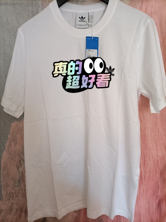 男新款大logo运动 T恤， M170码。...