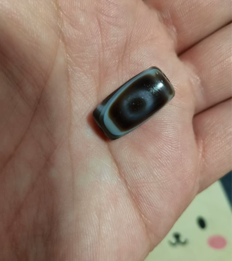 二眼天珠 满朱砂天珠 两眼天珠 至纯天珠 ...