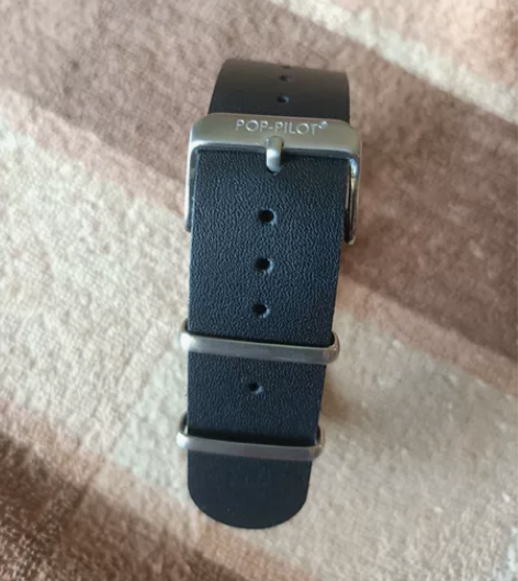 北约NATO真皮手表带22mm  POP头...