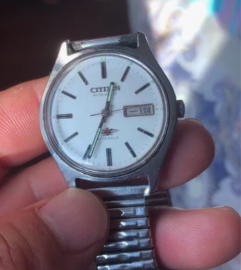 日本西铁城自动手表，正常走，双日历都好用，...