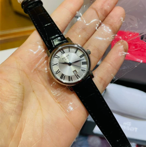全新正品 天梭 卡森臻我系列女士石英表 简...