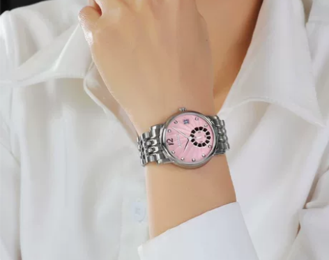 RARONE雷诺商务休闲进口石英机芯表钢带...